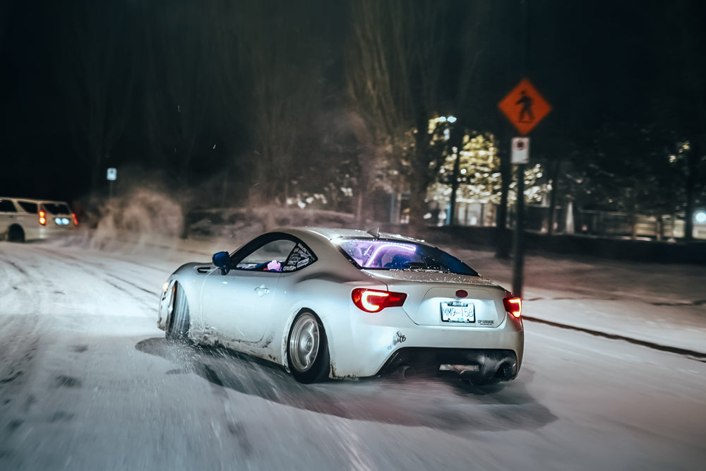 Street Drifting in the Snow.