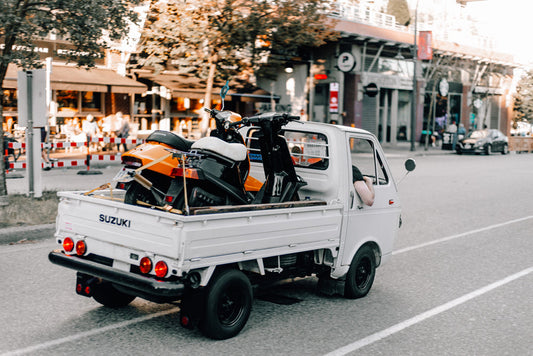 Japanese Scooter Touring in Downtown Vancouver.