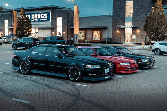 Market Crossing Car Meet in the Vancouver Area.