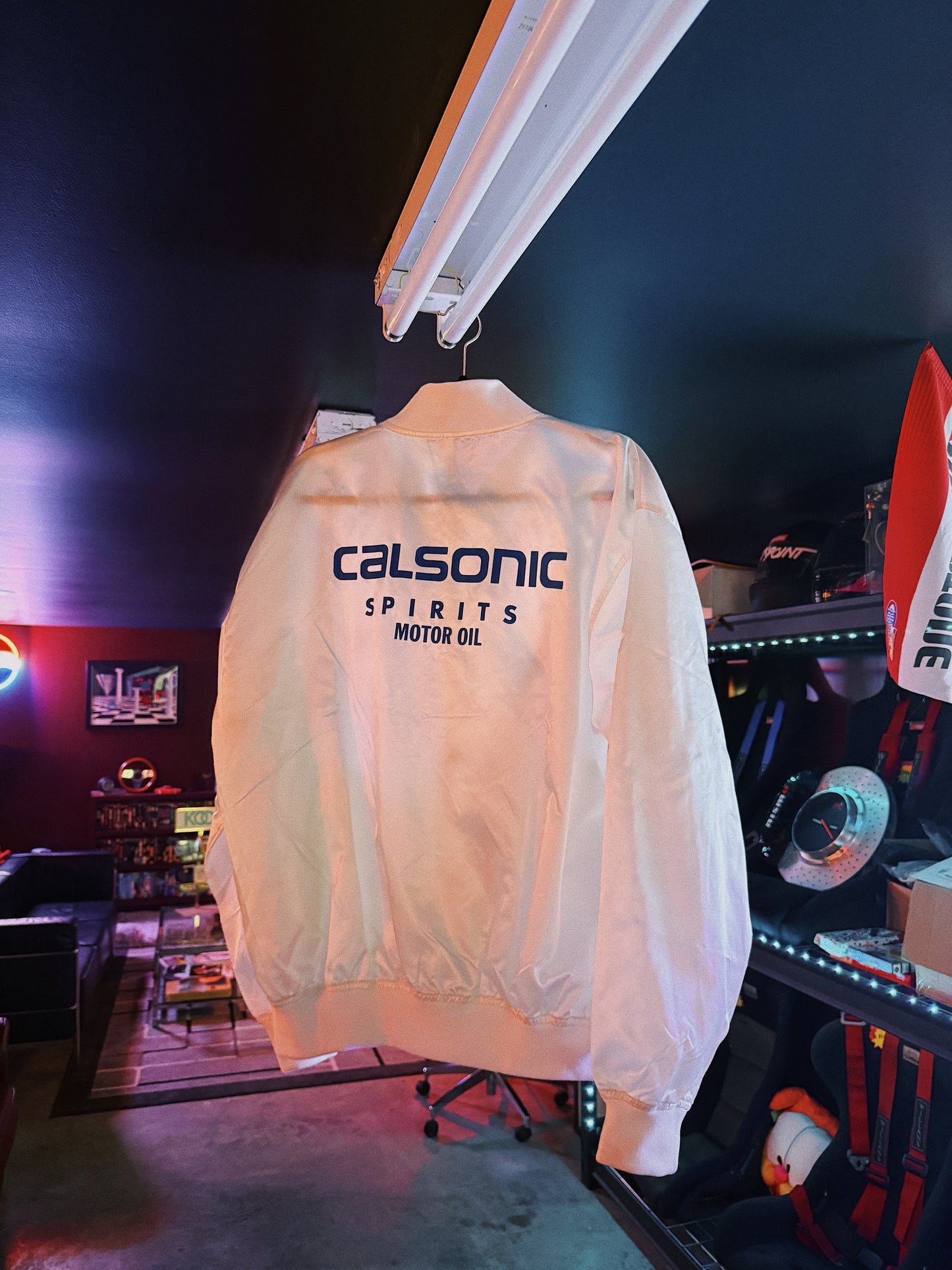 White Calsonic Jacket (Large)