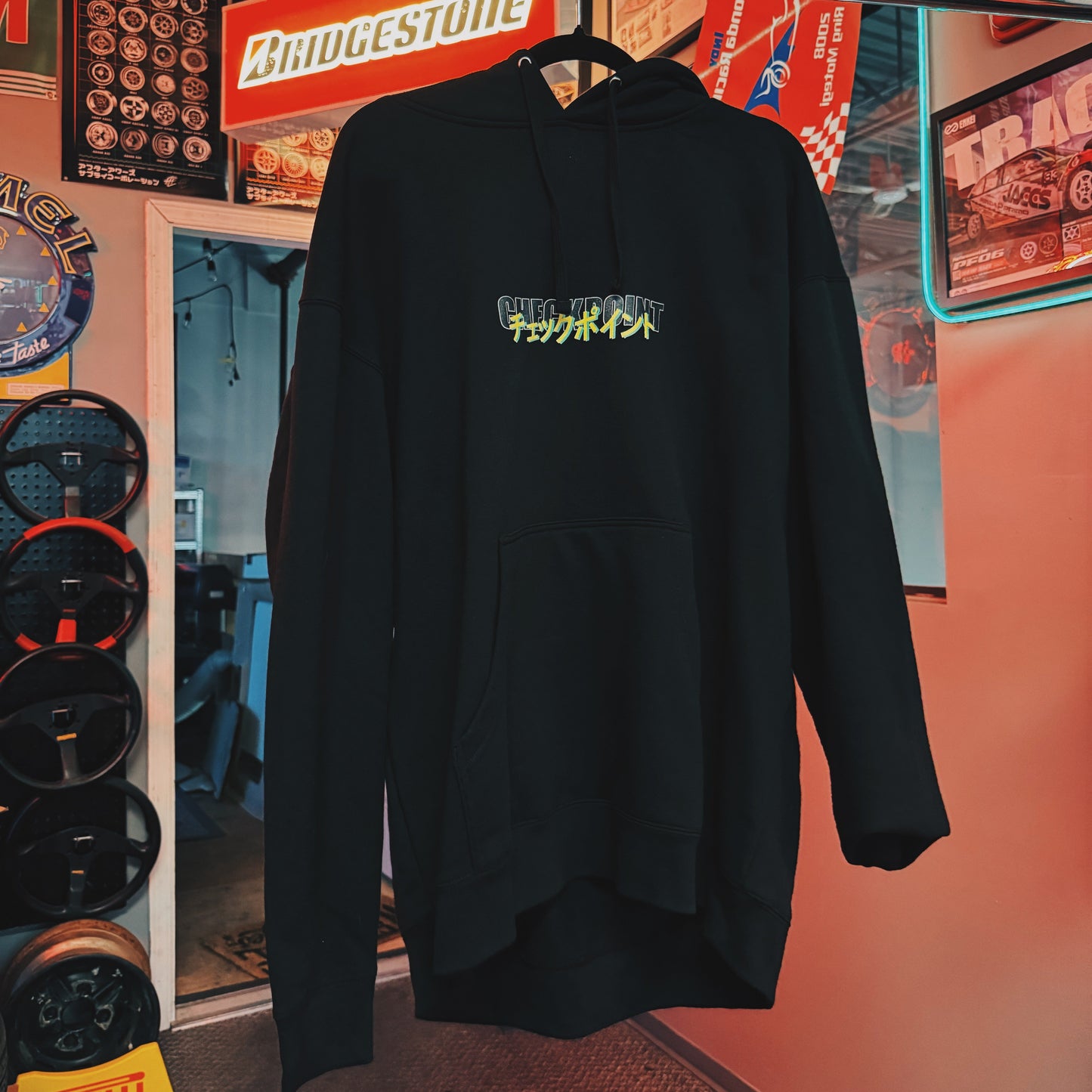 CHECKPOINT Futura Pink Hoodie