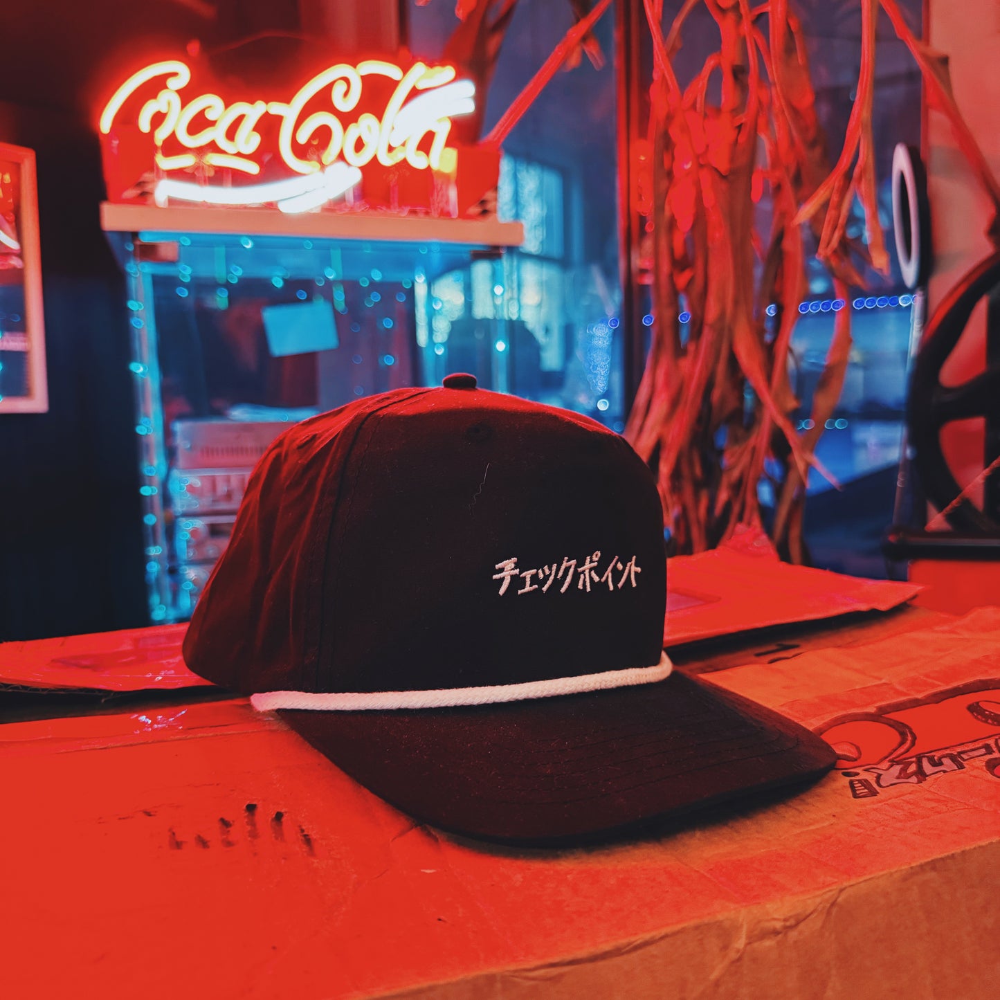 CHECKPOINT Signature Kanji Rope Hat (Embroidered)