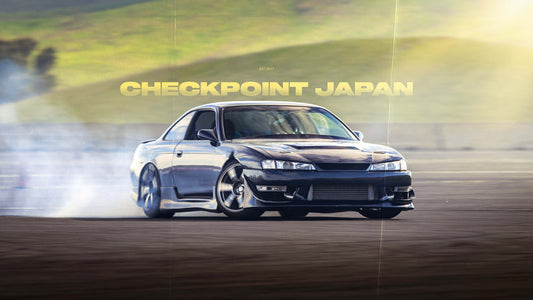 Nissan S14 240sx Kouki drifting at Thunderhill Raceway for Recollection Auto Fashion.