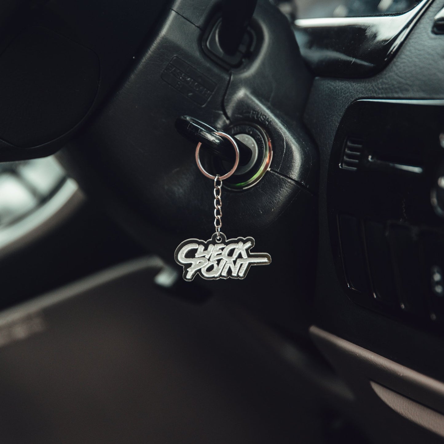 CHECKPOINT Laser Cut Key Chain