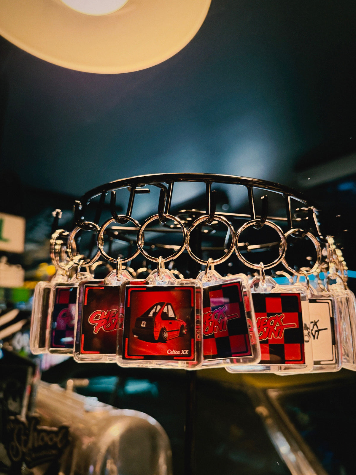 CHECKPOINT Acrylic Key Chain