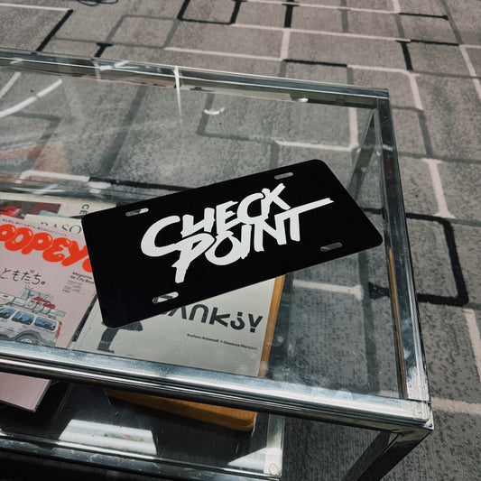 CHECKPOINT Metal License Plate Cover