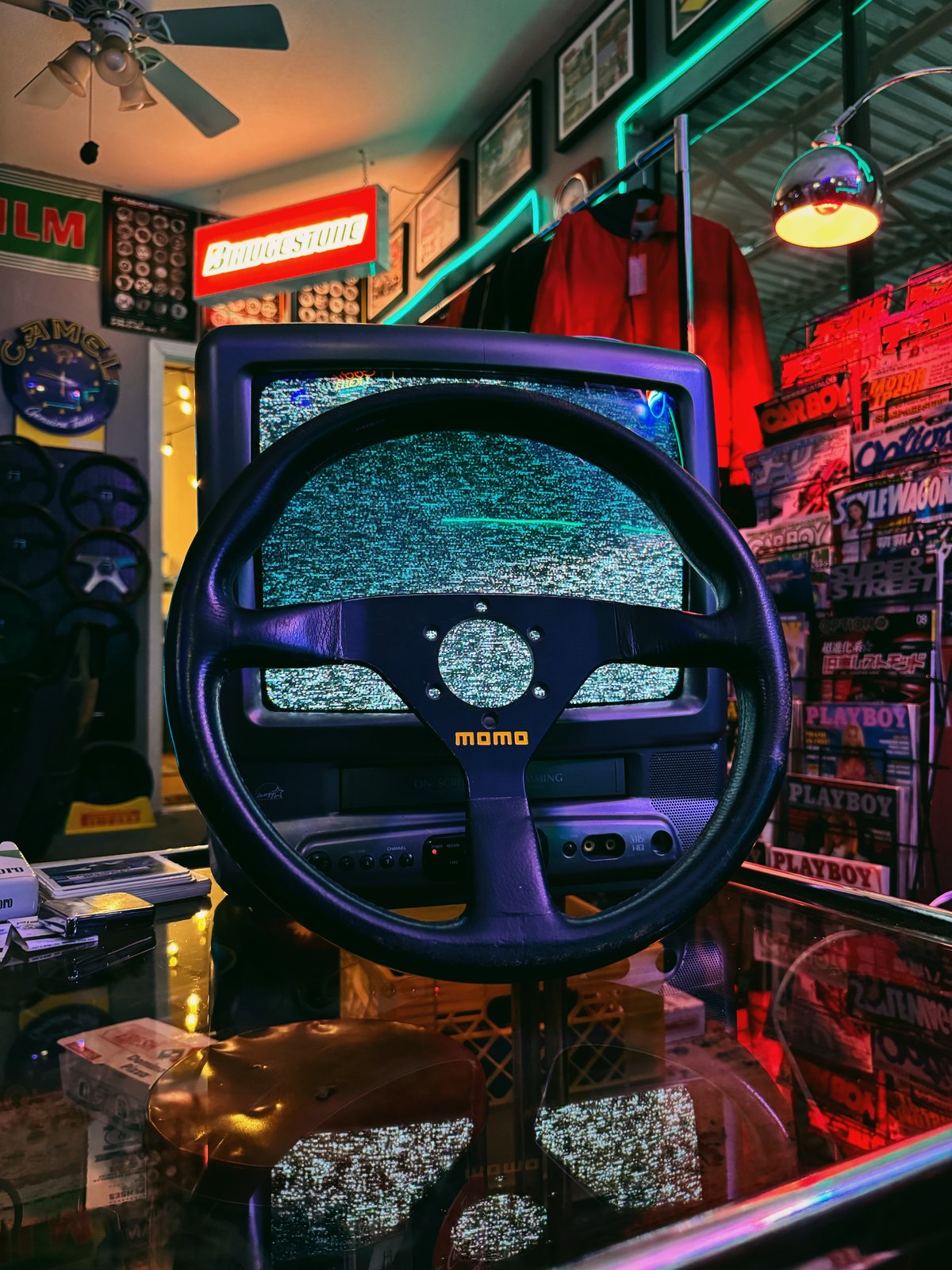 Momo Monte Carlo Yellow Logo Steering Wheel (350mm)