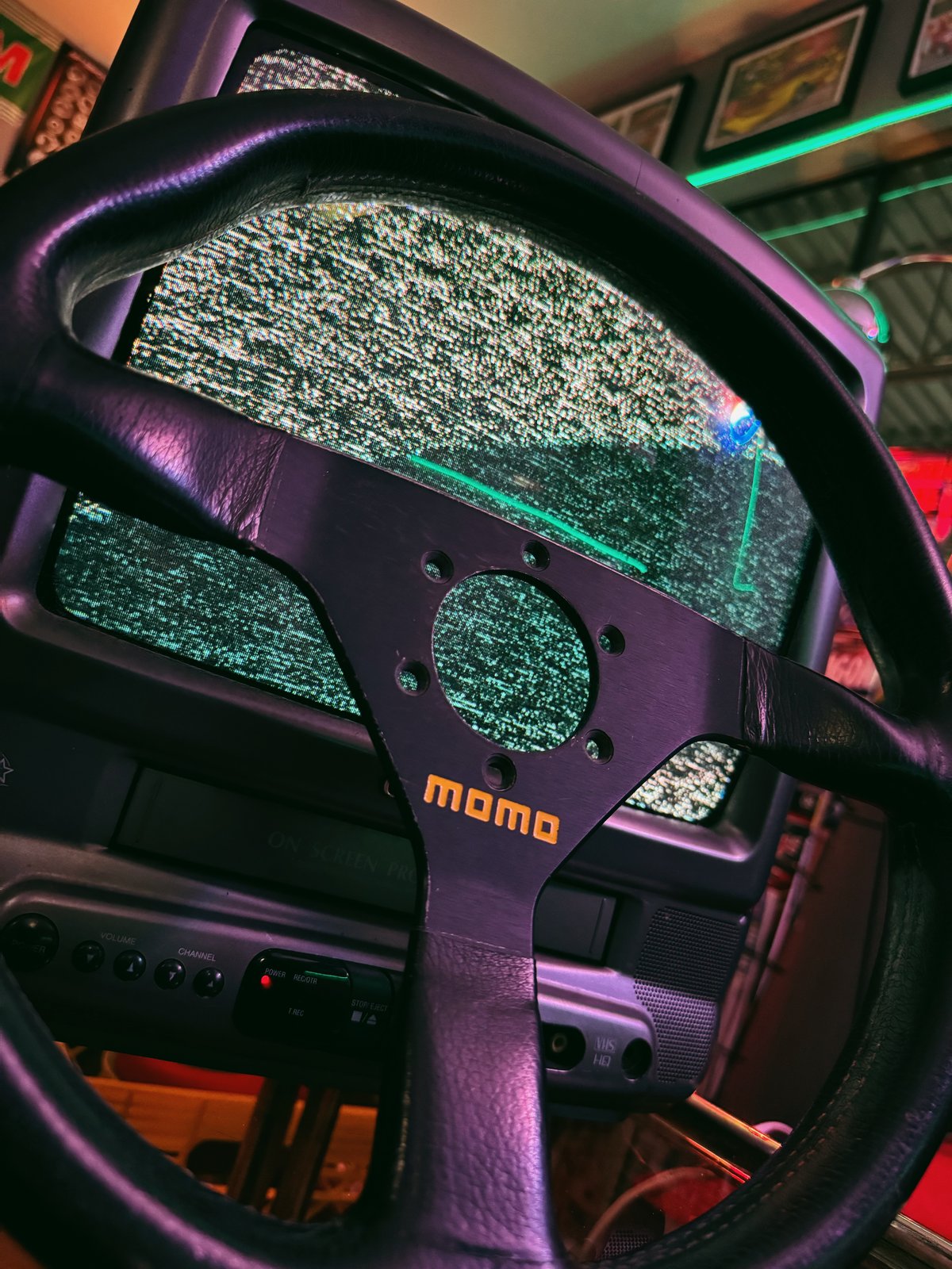 Momo Monte Carlo Yellow Logo Steering Wheel (350mm)