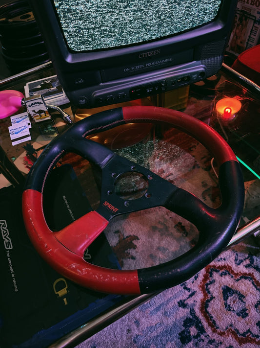 ATC Sprint Red Steering Wheel (350mm)